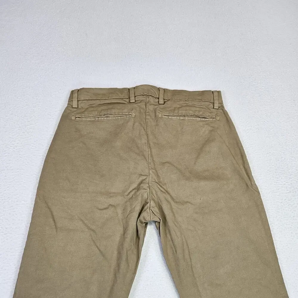 Luca Faloni Cortina Chino Men 30 IT46 Pant Made in Italy Trouser 30x29 Camel Tan